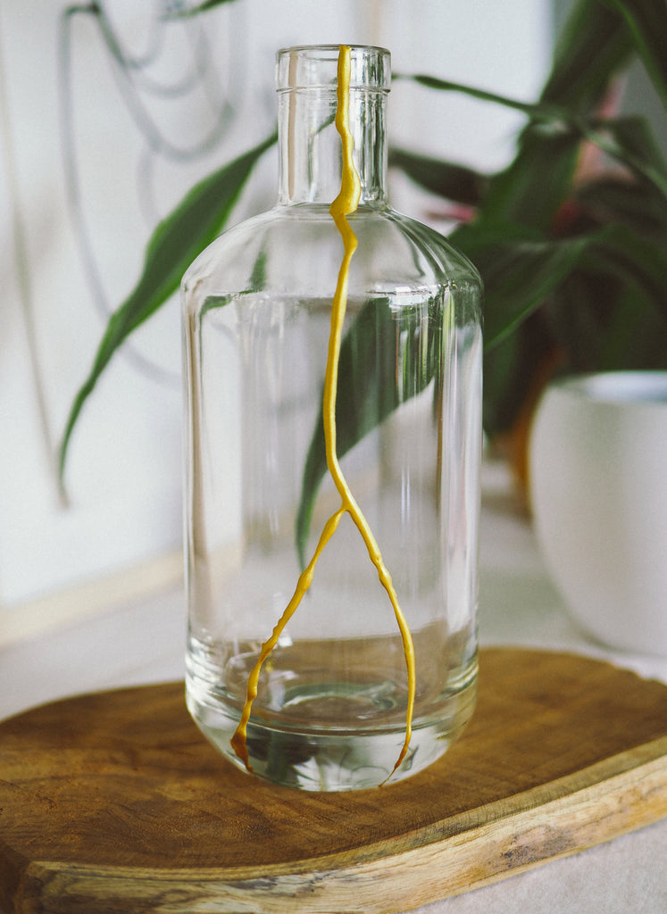 Repair Cracked Glass Vase With Kintsugi